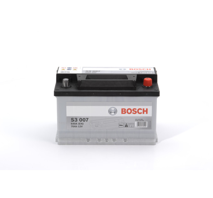 Акумулятор BOSCH S3 70А 12V 640A