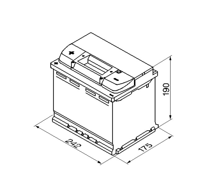 Купити акумулятор BOSCH S4 60А 12V 60AH 540A