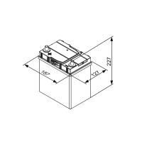 Акумуляторна батарея 40А  BOSCH S4 ASIA ЛІВ [+] 12V 40AH 330A 187*127*227 B00