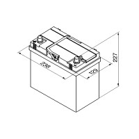 Акумуляторна батарея 45А  BOSCH S4 ASIA ЛІВ [+] 12V 45AH 330A 238*129*227 