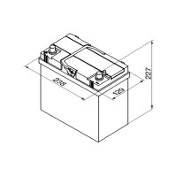 Акумуляторна батарея 45А BOSCH S4 ASIA ЛІВ [+] 12V 45AH 330A 238*129*227