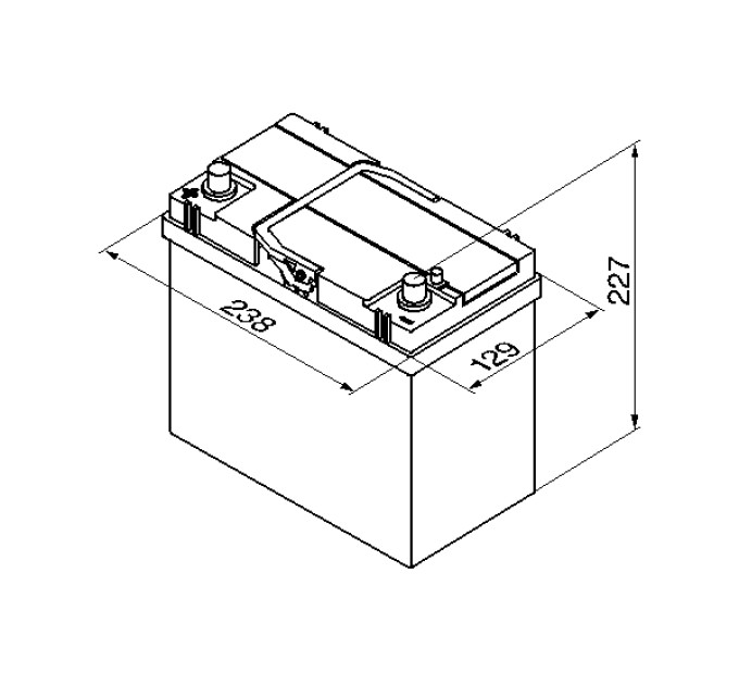  Акумулятор BOSCH S4 ASIA 45AH
