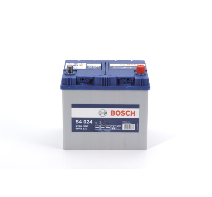 Акумулятор BOSCH S4 ASIA 60Ah 12V 540A