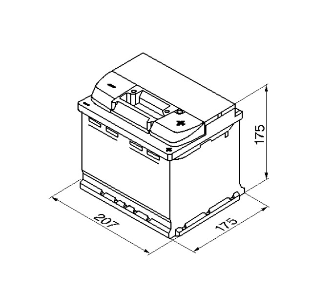 Акумулятор BOSCH S5 52Ah 520A 12V – Надійний вибір для вашого авто
