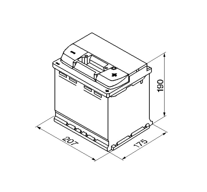 Акумулятор BOSCH S5 54Ah 12V 530A — надійність і потужність