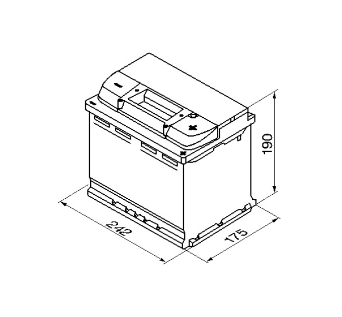 Акумулятор BOSCH S5 63Ah 610A 12V