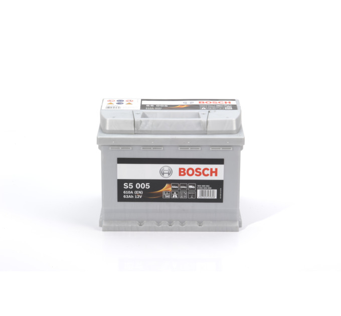 Акумулятор BOSCH S5 63Ah 610A 12V