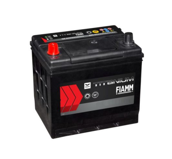 Акумулятор FIAMM BLACK TITANIUM 60А (D23X 60) ASIA Лівий [+] 12V 60AH 540A