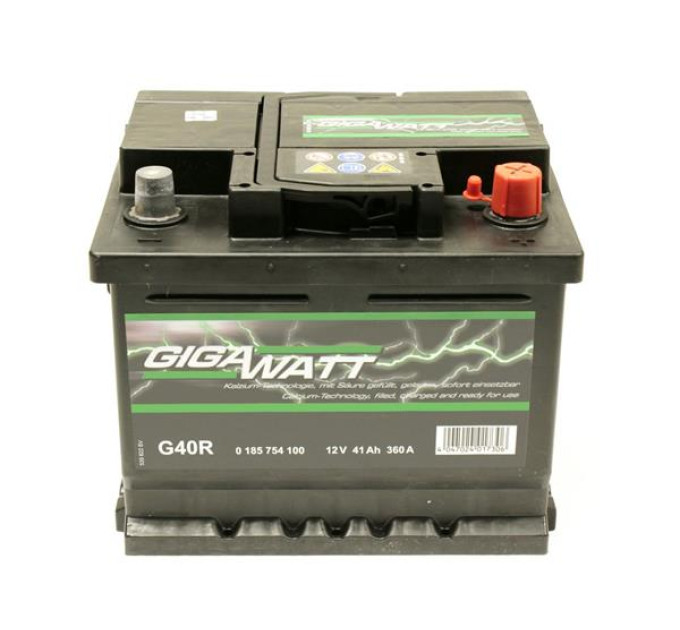 Акумулятор GIGAWATT 41А 12V 360A
