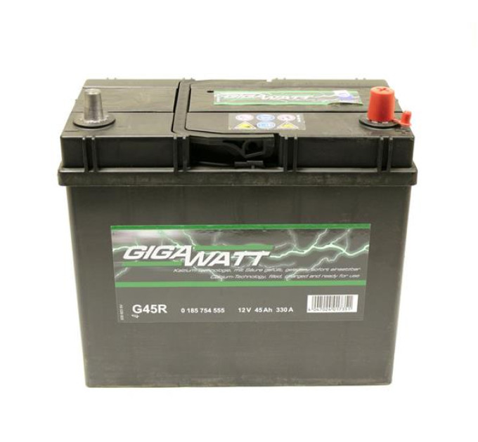 Акумулятор GIGAWATT ASIA 12V 45AH 330A