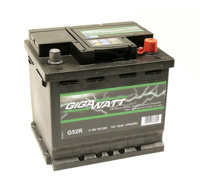 Акумуляторна батарея GIGAWATT 52А 12V 52AH 470A