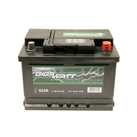 Акумуляторна батарея 53А GIGAWATT ПРАВ [+] 12V 53AH 470A 242*175*175