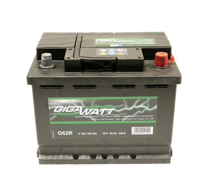 Акумулятор GIGAWATT 60А 12V 540A