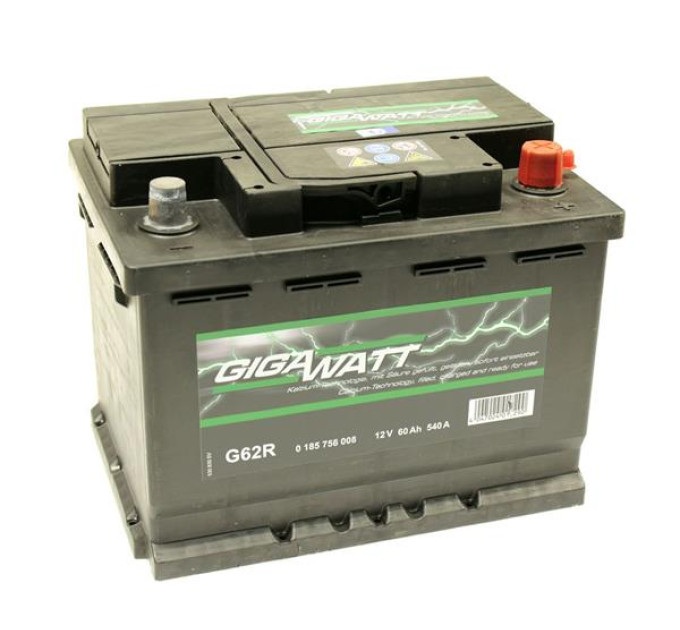 Акумулятор GIGAWATT 60А 12V 540A