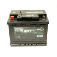 Акумуляторна батарея 60А  GIGAWATT ЛІВ [+] 12V 60AH 540A 242*175*190