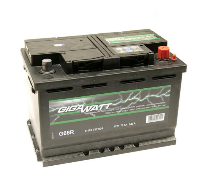 Акумулятор GIGAWATT 70А 12V 640A – найкращий вибір для вашого авто