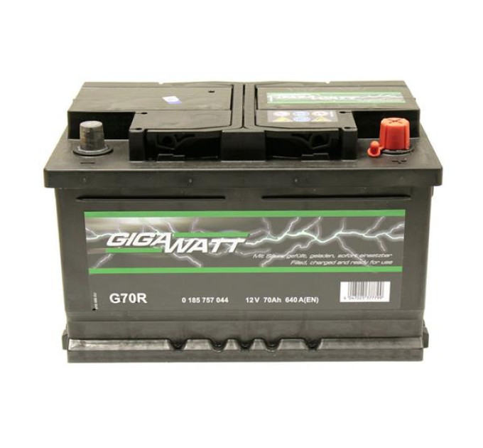 Акумулятор GIGAWATT 70А 12V 640A - Надійна енергія для вашого авто