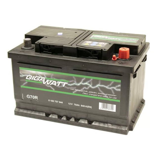 Акумулятор GIGAWATT 70А 12V 640A - Надійна енергія для вашого авто