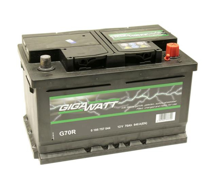 Акумулятор GIGAWATT 70А 12V 640A - Надійна енергія для вашого авто