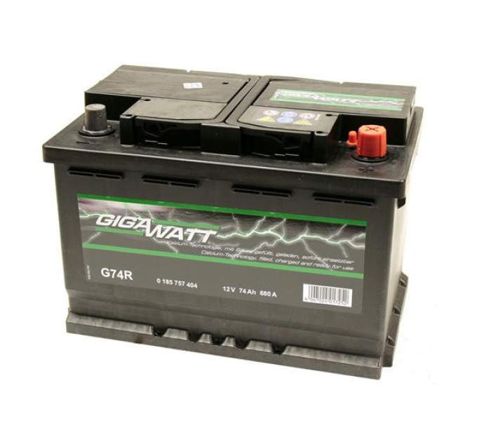 Акумуляторна батарея GIGAWATT 74А [Правий +] 12V 74AH 680A