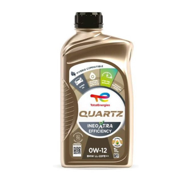 Моторне масло QUARTZ INEO XTRA EFFICIENCY 0W-12 1л TOTAL