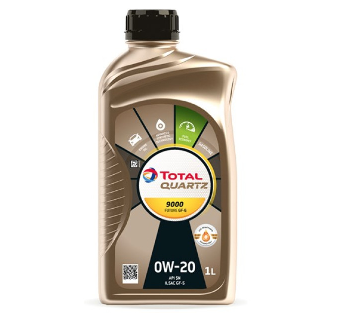 Моторна олива TOTAL QUARTZ 9000 FUTURE GF6 0W-20 1л