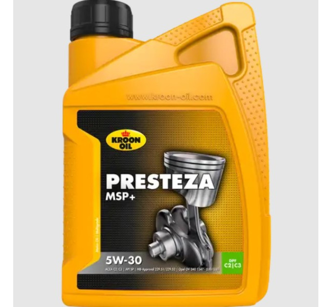 Масло двигуна PRESTEZA MSP 5W-30 1л KROON OIL