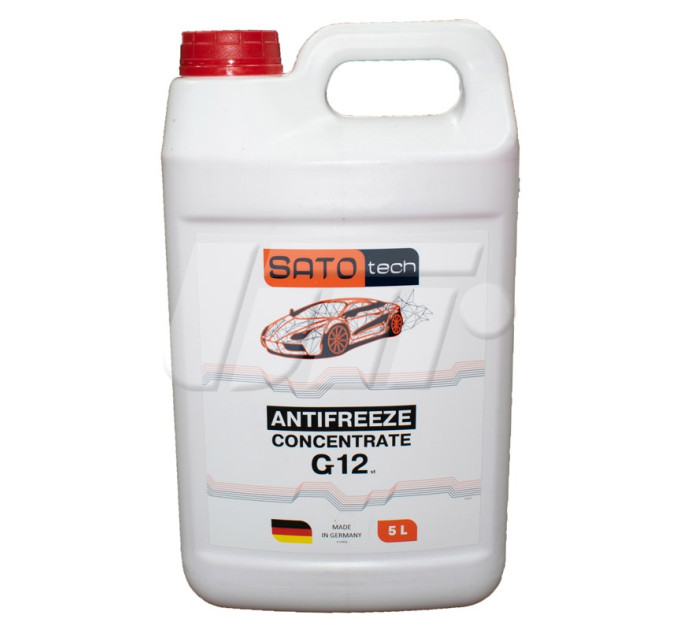 Антифриз червоний G12 SATO -80°C, 5 літрів