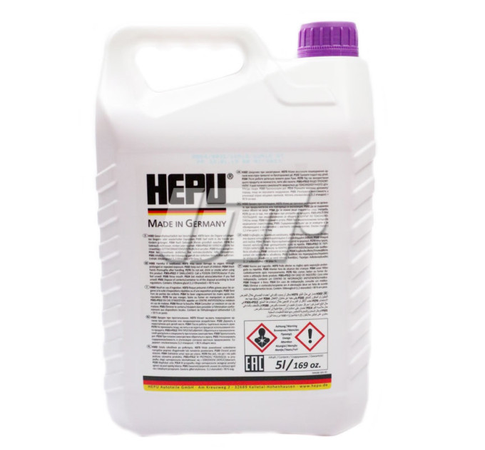 Антифриз-концентрат Hepu G12+ фіолетовий 5л