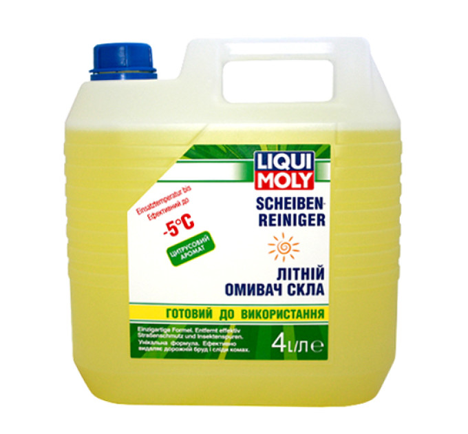 Склоомивач літній LIQUI MOLY SCHEIBEN-REINIGER BIS -5°C 4 літри