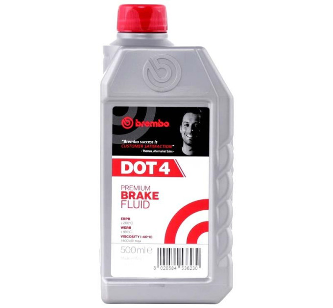 Гальмівна рідина BREMBO DOT 4 0.5л