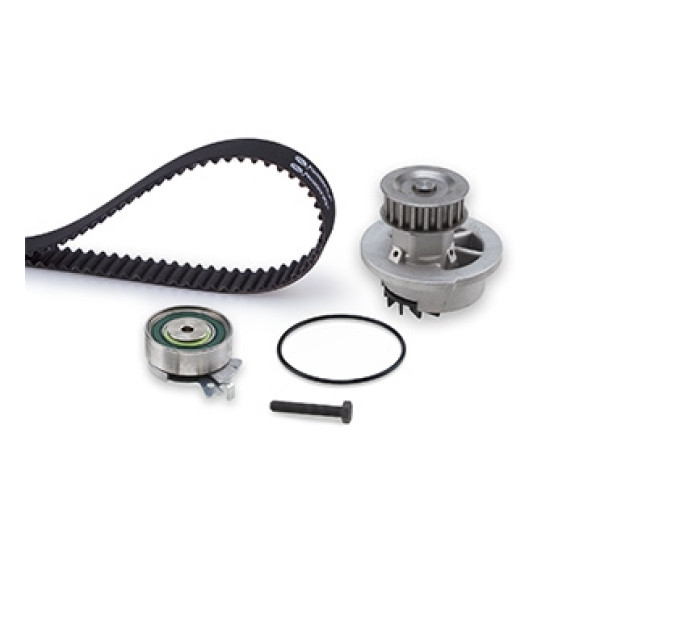 РЕМКОМПЛЕКТ ГРМ + ПОМПА GATES DAEWOO / CHEVROLET 1.4–1.5 (Aveo, Lanos, Lacetti, Nexia)