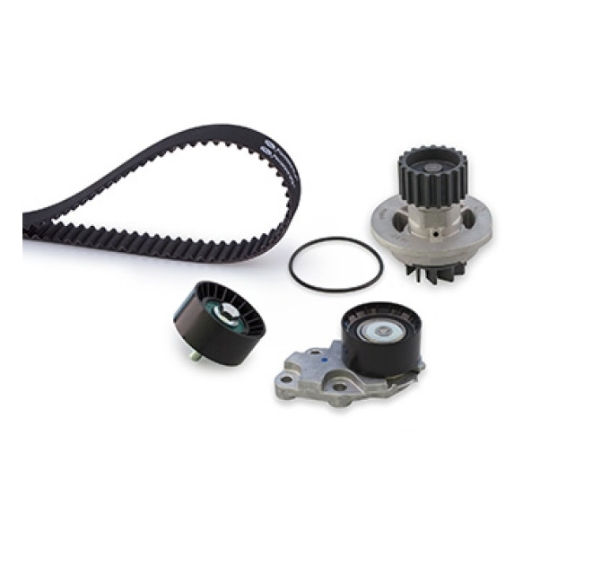 Ремкомплект ГРМ Chevrolet Lacetti, Aveo 1.6 з водяним насосом Gates PowerGrip Kit