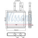 Радіатор обігрівача CHEVROLET AVEO (T250, T255) 1.5 (Nissens)