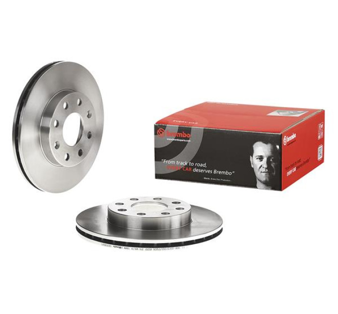 Передній гальмівний диск BREMBO Chevrolet Aveo / Kalos T200 1.5 (2003-2008)