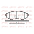 Передні гальмівні колодки Chevrolet Aveo 1.5/1.6 REMSA