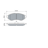 Колодки гальмівні дискові передні BOSCH CHEVROLET AVEO / KALOS ЛІФТБЕК (T200) 1.5/1.6 2003.01-2008.12 Колодки гальмівні дискові передні BOSCH CHEVROLET AVEO / KALOS ЛІФТБЕК (T200) 1.5/1.6 2003.01-2008.12
