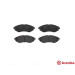 Передні дискові гальмівні колодки BREMBO для CHEVROLET AVEO/KALOS (T200) 1.5