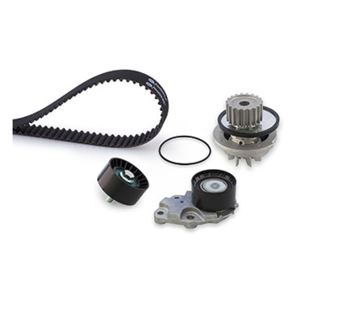 Ремкомплект приводу ГРМ DAEWOO Lanos, Nexia 1.6 (з водяним насосом) Gates PowerGrip Kit