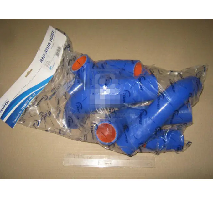 Силіконові патрубки радіатора ГАЗ 3302 (дв. 406) (комплект 6 шт.) TEMPEST