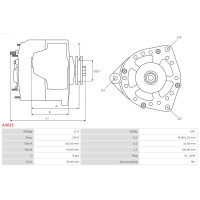 Генератор 113328 PL KIA/ HYUNDAI AS Генератор 113328 PL KIA/ HYUNDAI AS
