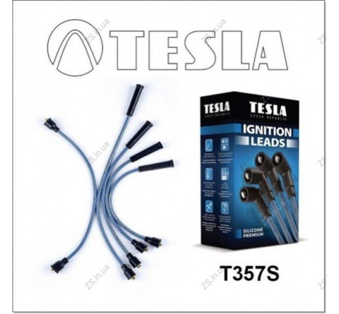 Дроти високої напруги (бронедроти) Москвич 2141, 2142 силікон TESLA T357S
