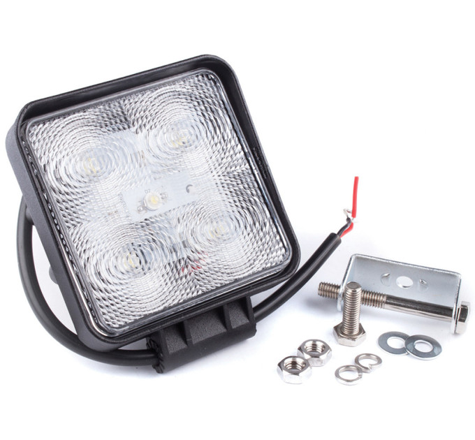 ФАРА ДЕННОГО СВІТЛА LED, 5x3W, IP67, АЛЮМІНІЄВИЙ КОРПУС (128x110x41 мм)