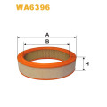 ФІЛЬТР ПОВІТРЯНИЙ ВАЗ 2101-2107, 2108-09 (КАРБЮРАТОР) / AR214A (WIX-FILTERS UA)