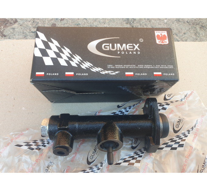 Головний циліндр зчеплення ВАЗ 2101-2107 (20759-GUM) GUMEX Poland