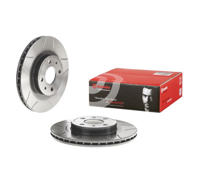Передній гальмівний диск з вентиляцією LADA 111 (2111) 1.6 BREMBO