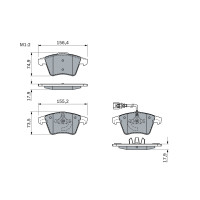 Колодки гальмівні дискові ПЕРЕДН VW TRANSPORTER T5 ФУРГОН (7HA, 7HH, 7EA, 7EH) 1.9 2003.04- BOSCH Колодки гальмівні дискові ПЕРЕДН VW TRANSPORTER T5 ФУРГОН (7HA, 7HH, 7EA, 7EH) 1.9 2003.04- BOSCH